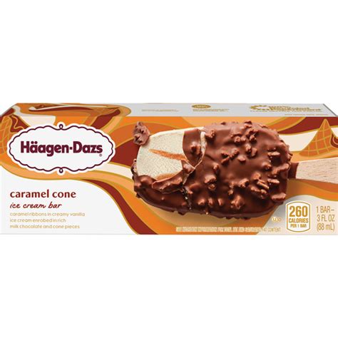 Haagen Dazs Caramel Cone Ice Cream Bar Ct Box Organic Foodtown