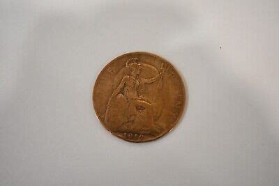 H King George V One Penny Coin Ef Ebay