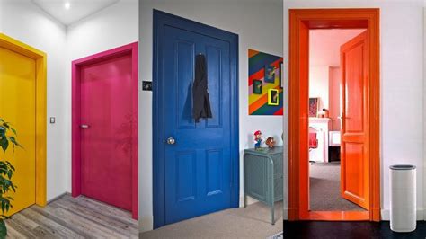 Stunning Interior Door Colors Colorful Room Door Ideas And Inspirat On