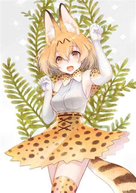 けものフレンズ サーバルちゃん Kemono Friends Serval Cat No19 サーバル かわいいアニメの写真 毛皮アート