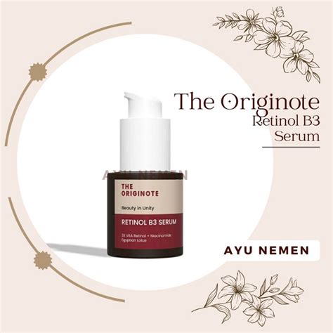 Jual The Originote Retinol B Serum Ml Serum Retinol Anti Aging By