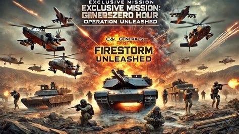 Exclusive Mission C C Generals Zero Hour Operation Firestorm