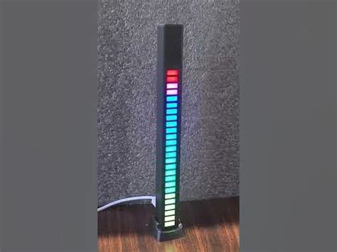 Светодиодный RGB эквалайзер реагирующий на звук - YouTube