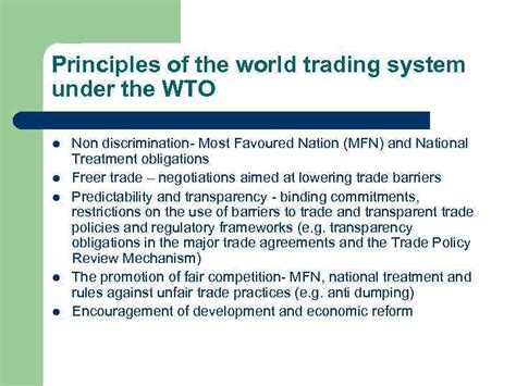 An Introduction To The Wto A What