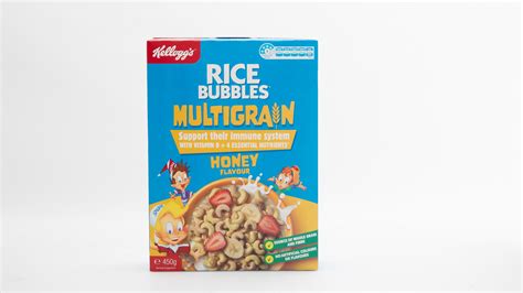 Kelloggs Rice Bubbles Multigrain Honey Flavour Review Breakfast