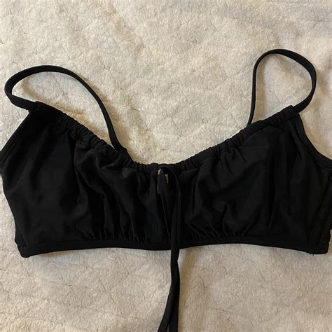 Women S Black Bikini And Tankini Tops Depop