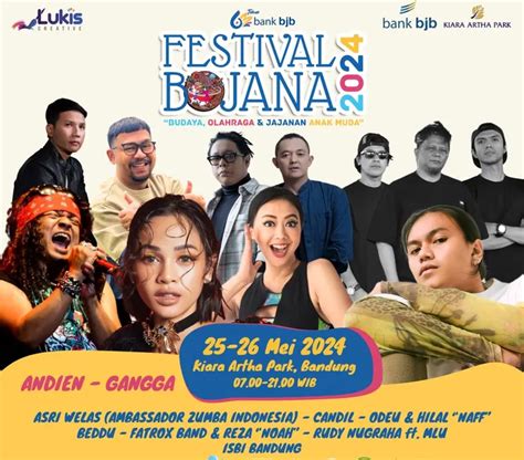 Hut Ke Bank Bjb Dukung Festival Bojana Acara Gratis Terbuka