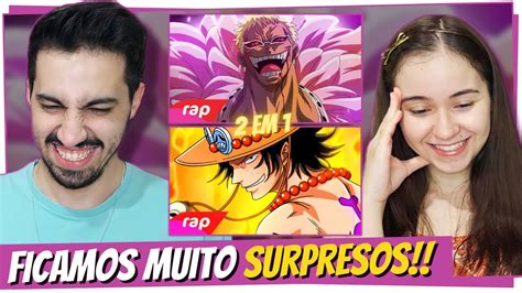 React Rap Do Doflamingo UM REI E Rap Do Ace PUNHOS DE FOGO 7