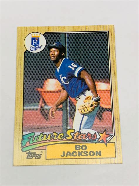 Bo Jackson Topps Rookie Card Number Etsy