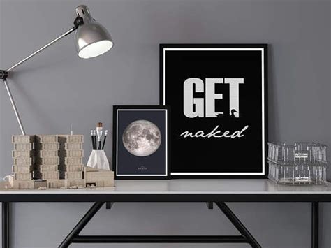 Get Naked Print Get Naked Art Print Get Naked Wall Art Funny