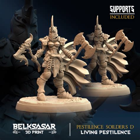 Pestilence Soilders D Nude And Normal 3D File For 3D PrintingCults