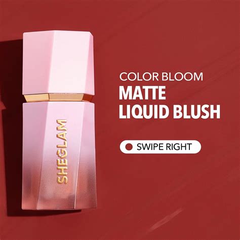 Buy Sheglam Color Bloom Liquid Blush Matte Finish Swipe Right 52ml