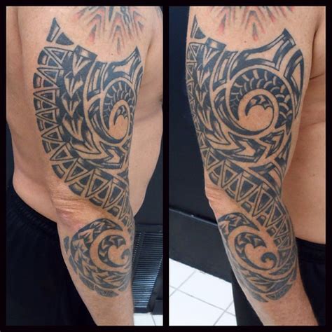 Healed Shot Of This Polynesian Inspired Sleeve One Love Flickr