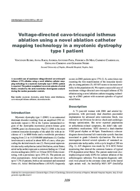 Pdf Voltage Directed Cavo Tricuspid Isthmus Ablation Using A Novel