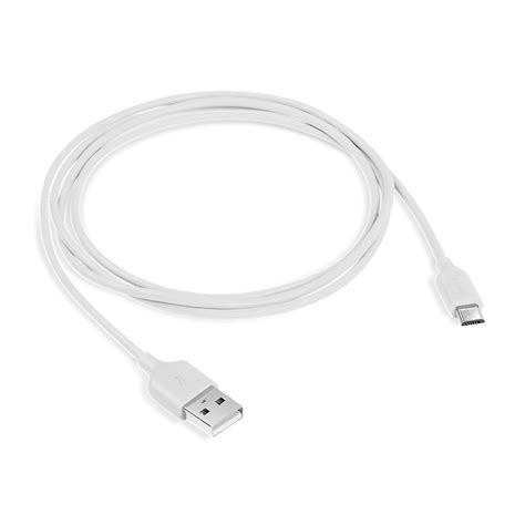 Câble Charge Rapide Usb A Vers Micro Usb Ttec Blanc Macleader