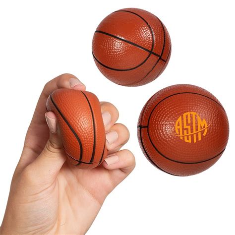 Basketball Super Squish Stress Reliever Silkletter