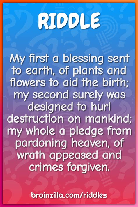 My First A Blessing Sent To Earth Of Plants And Flowers To Aid The