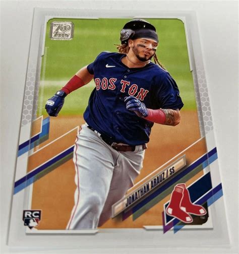 2021 Topps Baseball RC 468 Jonathan Arauz Boston Red Sox EBay