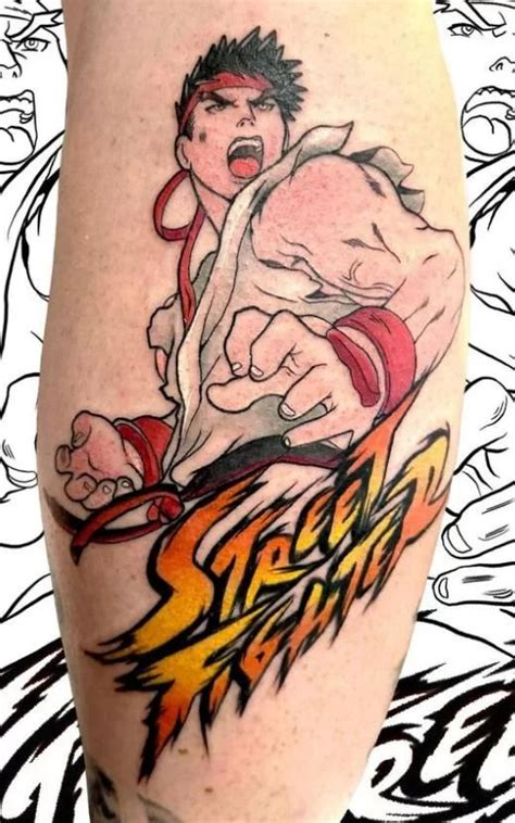 30 Best Street Fighter Tattoos And Ideas NSF Magazine Fighter