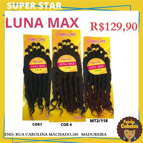 Cabelo Organico Ondulado Premium Luna Max Superr Star Shopee Brasil