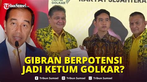 Golkar Sebut Mustahil Jokowi Jadi Ketum Pengamat Nilai Gibran