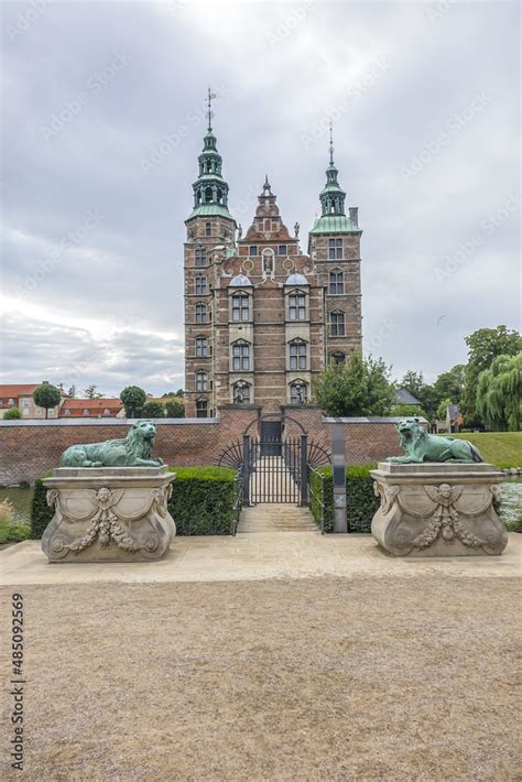 External view of medieval Rosenborg Castle. Rosenborg Castle built by ...