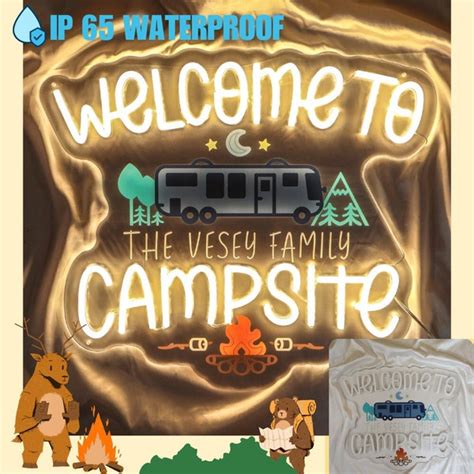 Personalized Camping Signs Etsy