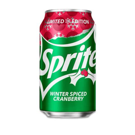Sprite Winter Spiced Cranberry 12x355ml Best Before June 22 2026 Pacific Candy Wholesale