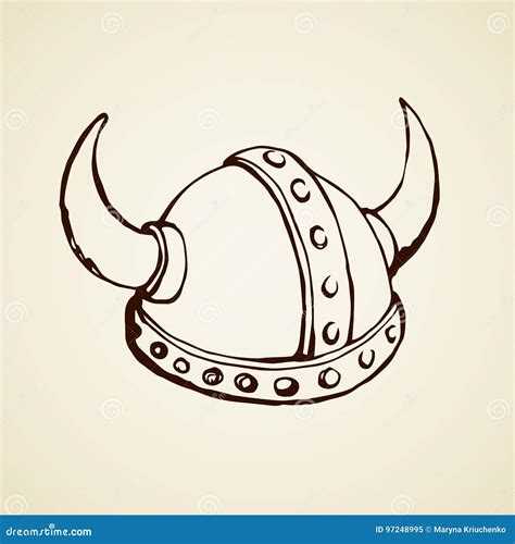 Viking Helmet Drawings