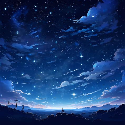 Capricorn stars constelation on night sky anime style by World Quote ...