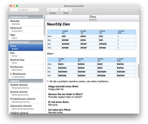 Prehľad základnej nemeckej gramatiky pre iPhone, iPad, Android a macOS ...