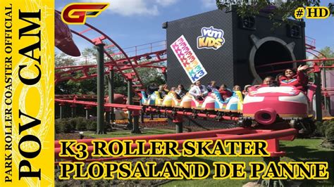 K Roller Skater On Ride Pov Cam Plopsaland De Panne Youtube