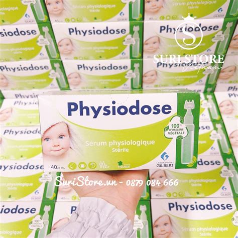 Nước Muối Sinh Lý Physiodose Pháp Xanh Lá 40 ống Suri Store