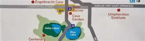 Mount Gambier Map Tourist Attractions And Local Amenities Sa