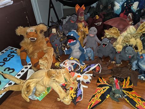 Update on my godzilla plush collection : r/GODZILLA