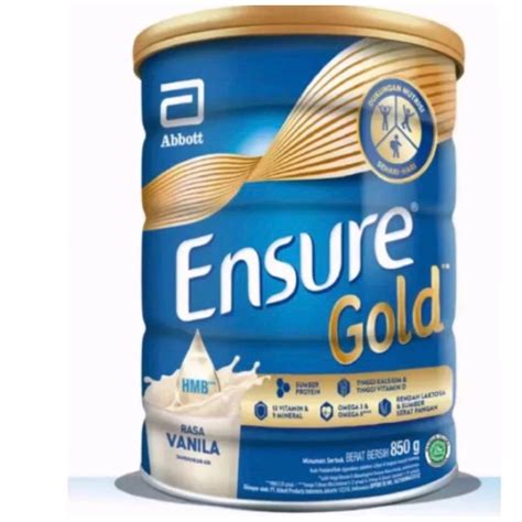 Jual Ensure Gold Rasa Vanila Coklat 850gr Shopee Indonesia