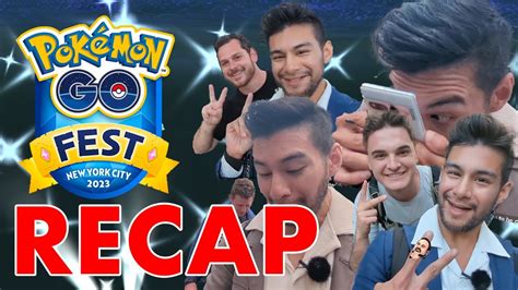 Pokemon Go Fest 2023 New York City Recap Shiny Pokemon Youtube