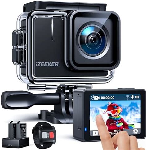 Amazon IZEEKER Action Camera 4K30FPS 20MP 40M Underwater Camera