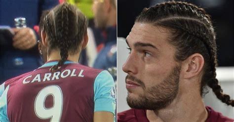 West Ham News Andy Carroll Unveils New Haircut Twitter Cant Get