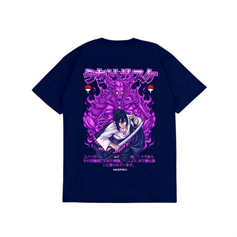 Jual Sakazuki Kaos Baju Sasuke Uchiha Susanoo Tshirt Distro Anime