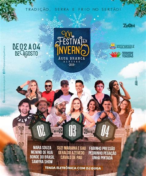 Festival de Inverno de Água Branca inicia se nesta sexta feira 02