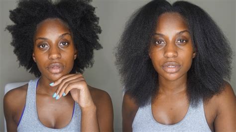 The Perfect Quick Blow Out On Natural Hair Youtube