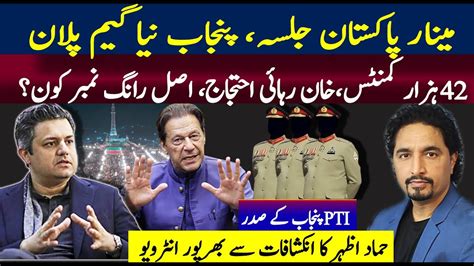 Exclusive Interview With Hamad Azhar Pti President Punjab With Sabee