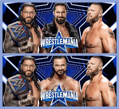 One Of These Two Matches Should Be The Main Event Of Wrestlemania 38 Not Reigns Lesnar Iii At