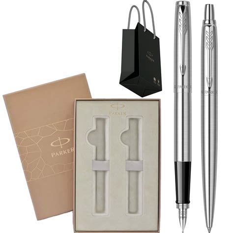 Set Parker Personalizat Prin Gravura Laser Stilou Pix Jotter Royal