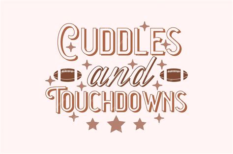 Premium Vector Cuddles Amp Touchdowns Football Eps Design American