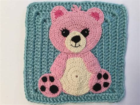 Crochet Granny Square Teddy Bear Kerri S Crochet