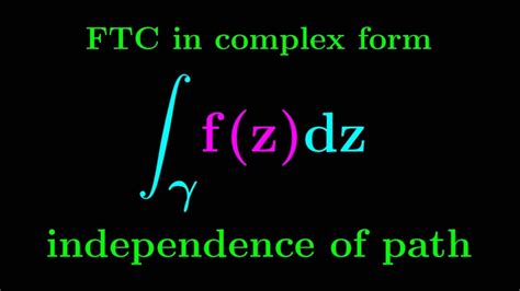 Complex Analysis The Fundamental Theorem And Independence Of Path For