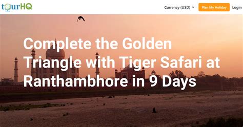 Complete The Golden Triangle With Tiger Safari At Ranthambhore In Days