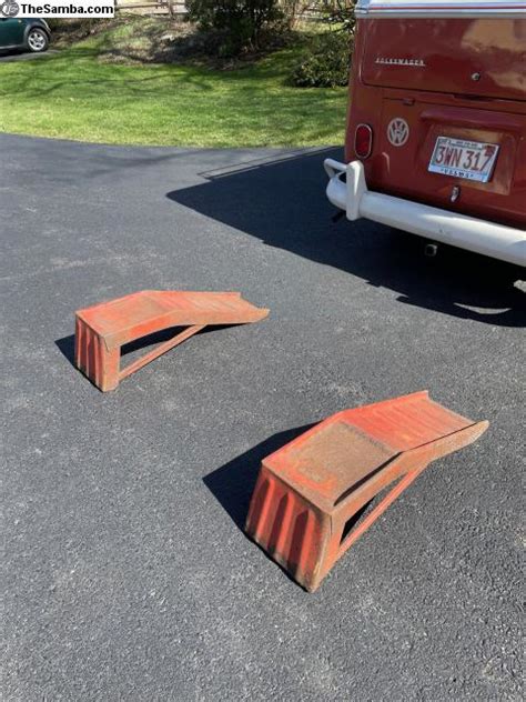 Thesamba Vw Classifieds Pair Of Metal Repair Ramps With Patina